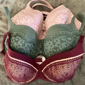 Set of 3 - Victoria Secret 34DDD bras